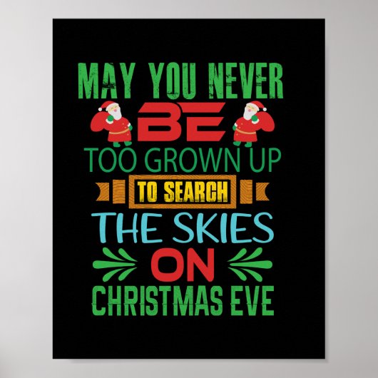 クリスマスはクリスマスイブに空を贈る ポスター (正面)