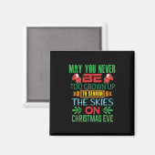 クリスマスはクリスマスイブに空を贈る マグネット (正面/裏面)