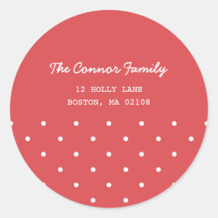 クリスマスはコレクションを望みます ラウンドシール