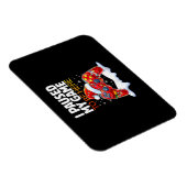 クリスマスはサルカスに来るためにゲームを中断おもしろいした マグネット (右側)