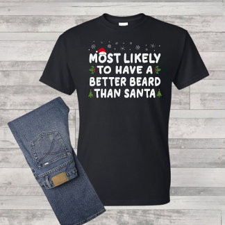 クリスマスはサンタよりビーズが良いだろう Tシャツ
