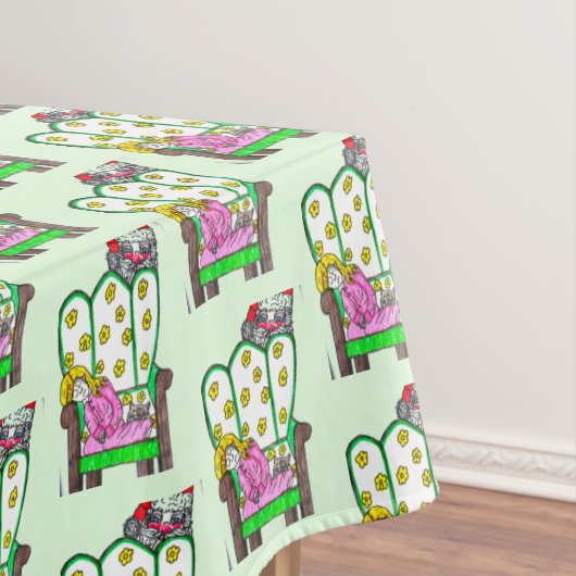 クリスマスはサンタを待っている テーブルクロス (インサイチュ)