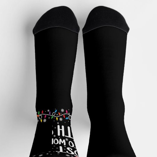 クリスマスはサンタファミリーと一緒に働く可能性が高い ソックス (上部)