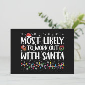 クリスマスはサンタファミリーと一緒に働く可能性が高い 招待状 (スタンド正面)