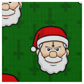 クリスマスはサンタ ファブリック (クローズアップ)