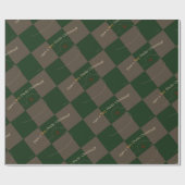 クリスマスはダッキー（アヒルちゃん）だ！ ラッピングペーパー (フラット)