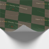 クリスマスはダッキー（アヒルちゃん）だ！ ラッピングペーパー (角)