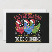 クリスマスはチキンを食べる季節だ　ウエスタン シーズンカード (正面)