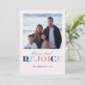 クリスマスはハートを喜ばせる写真 カード (スタンド正面)