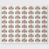 クリスマスはパットレエレガントンのプレゼント ラッピングペーパー (フラット)