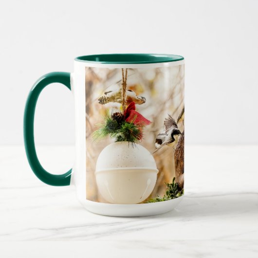 クリスマスはビッグフットの鳥のコーヒーマグのためだ マグカップ