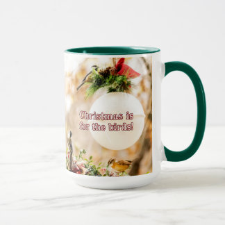 クリスマスはビッグフットの鳥のコーヒーマグのためだ マグカップ