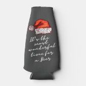 クリスマスはビールの中で最も素晴らしい時間だ ボトルクーラー (正面)