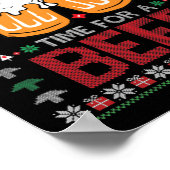 クリスマスはビールの醜いクリスマスのために素晴らしい時間 ポスター (角)