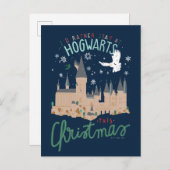 クリスマスはホグワーツにいたい シーズンポストカード (正面/裏面)