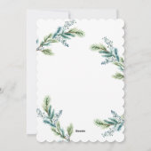 クリスマスはボホ・スプルースとモミに祈る シーズンカード (裏面)