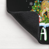 クリスマスはリンクスのクリスマスツリーの灯りが欲しい マウスパッド (コーナー)