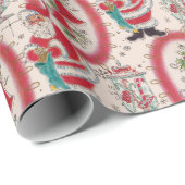 クリスマスはレトロ ラッピングペーパー (ロールコーナー)