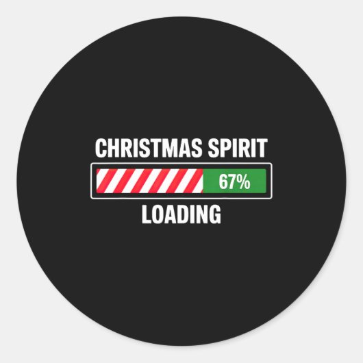 クリスマスはロード中 67 ラウンドシール (正面)