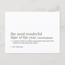 クリスマスは一年で最も素晴らしい時期 シーズンポストカード