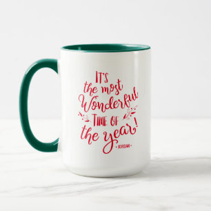クリスマスは一年の中で最も素晴らしい時だ マグカップ