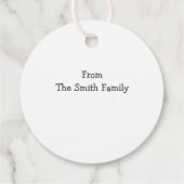 クリスマスは人を甘く扱う フェイバータグ (裏面)