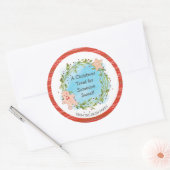 クリスマスは人を甘く扱う ラウンドシール (封筒)