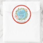 クリスマスは人を甘く扱う ラウンドシール (バッグ)