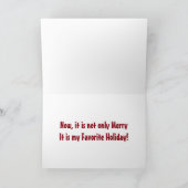 クリスマスは単メリーに「あなた」のせいではない シーズンカード (内部)