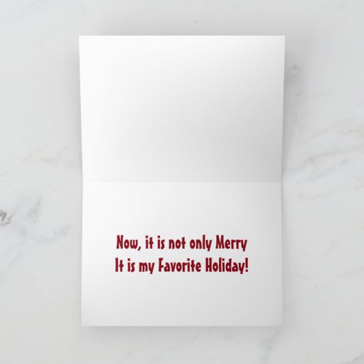 クリスマスは単メリーに「あなた」のせいではない シーズンカード (内部)