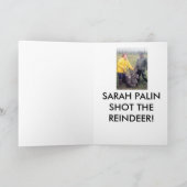 クリスマスは取り消されます シーズンカード (内部)