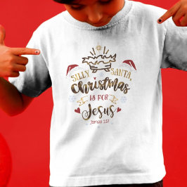 クリスマスは可愛いクリスチャンの女の子 Tシャツ