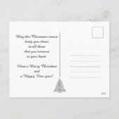 🎄クリスマスは多くの言語の休日はがき シーズンポストカード (裏面)