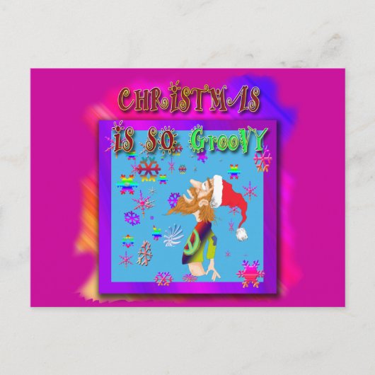 クリスマスは大好物だ シーズンポストカード (正面)