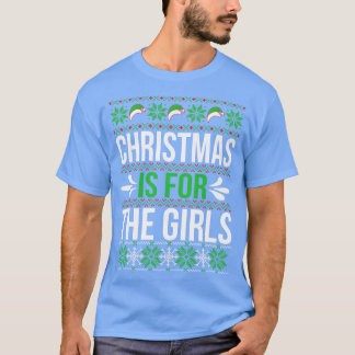 クリスマスは女の子のためだ Tシャツ