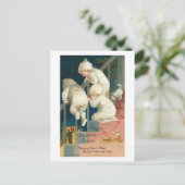 クリスマスは子どものピーキングカードを心からお祈り シーズンポストカード (スタンド正面)