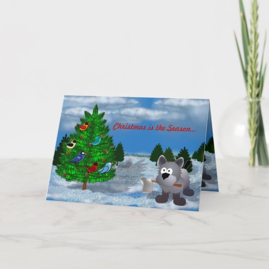 クリスマスは季節…です シーズンカード (正面)