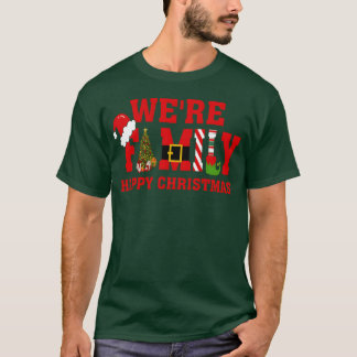 クリスマスは家族の幸せなクリスマスアパレルギフトだった Tシャツ