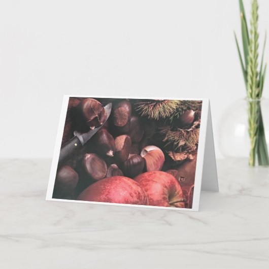 クリスマスは家族の思い出と思い出をもたらす カード (正面)