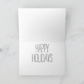 クリスマスは家族全員を一緒に持って来ます シーズンカード (内部)