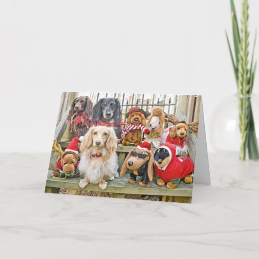 クリスマスは家族全員を一緒に持って来ます シーズンカード (正面)