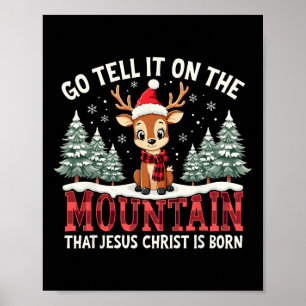 クリスマスは山の上でイエス・キリストを伝えに行く ポスター