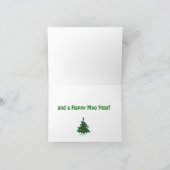 クリスマスは幸せなMoo年を脅かします シーズンカード (内部)