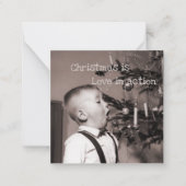 クリスマスは恋に走る ノートカード (正面)