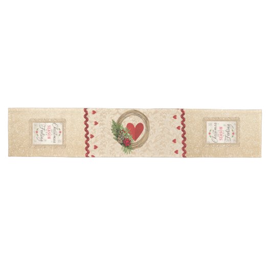 クリスマスは感じ中級ランナーだ ミディアムテーブルランナー (横)