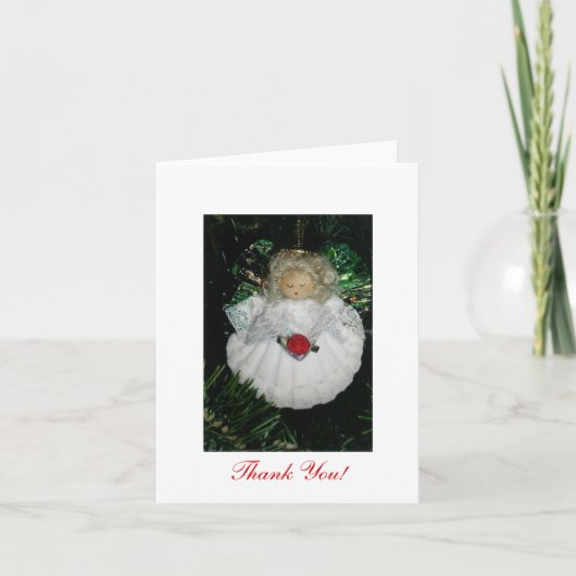 クリスマスは感謝していしています! サンキューカード (正面)