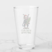 クリスマスは抹茶よりクランプスのクラトムで Funny タンブラーグラス (裏面)
