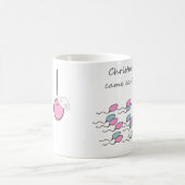 クリスマスは早く来ました! 妊娠したマグ コーヒーマグカップ (中央)