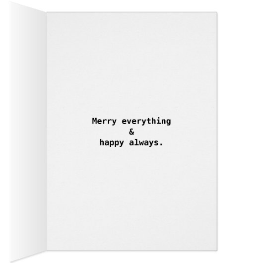 クリスマスは暗号カードで良い (内側 (右))