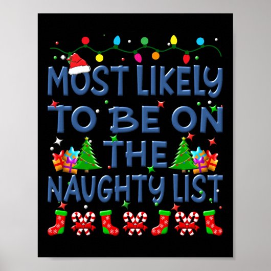 クリスマスは最もリストFaにいけなある可能性が高い ポスター (正面)